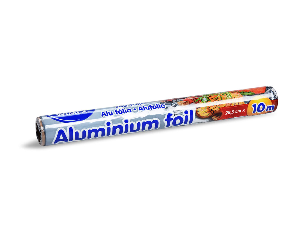 Alufolie 28,5 cm x 10 m 8,5 my einzeln verpackt