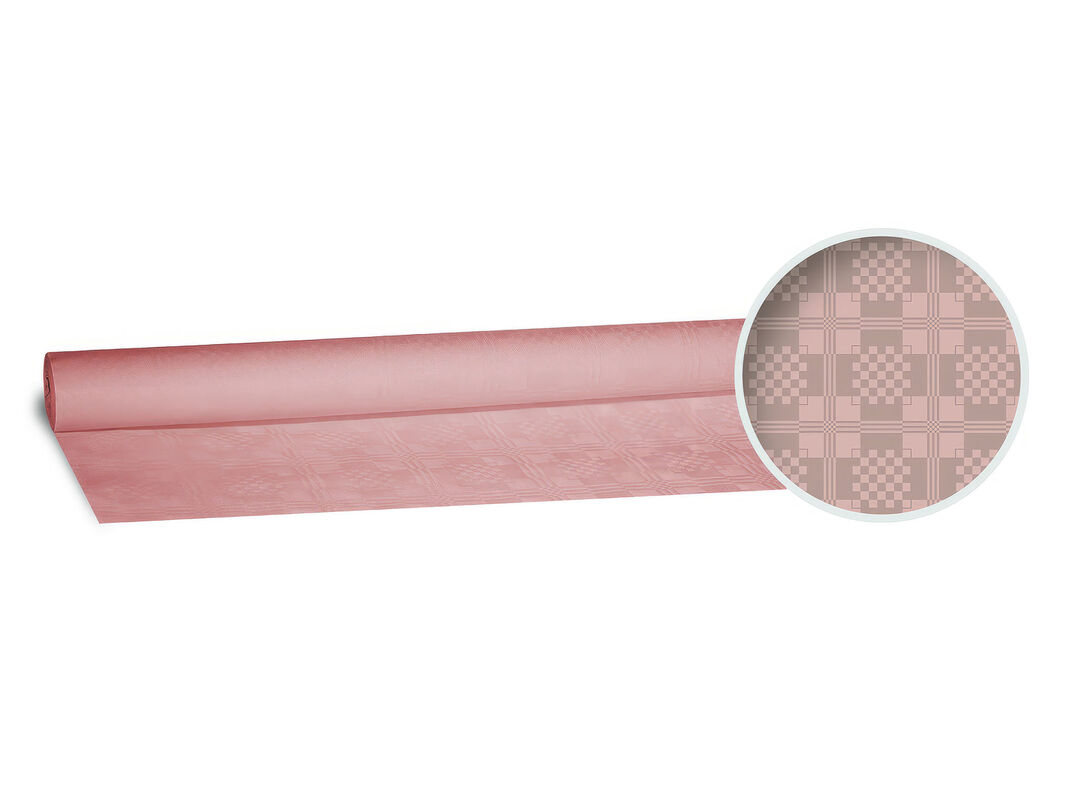 Damasttischdecke Tischtuch aus Papier, gerollt 1,20m x  8m, apricot