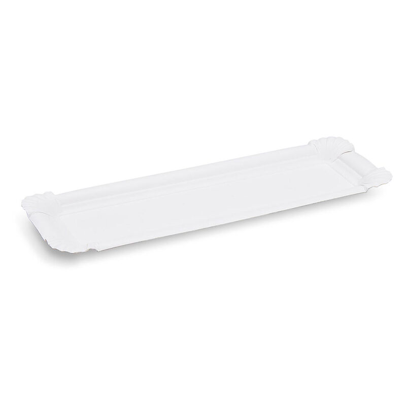BIONATURE Pappteller aus Frischfaser  8 x 23 cm fettdicht weiß, 250 Stk.