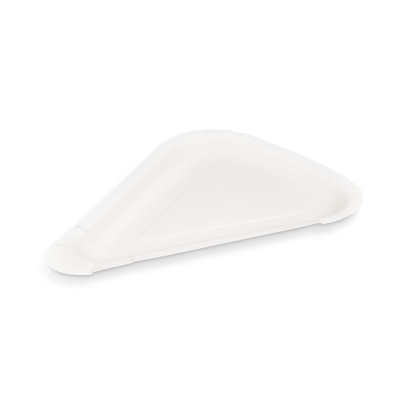 Pizzateller aus Papier FSC Mix weiß, 26,5 x 20 cm, 250 Stk.