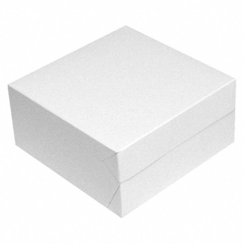 Kuchenkarton Tortenkarton 20x20x10cm, weiß, 10 Stk.