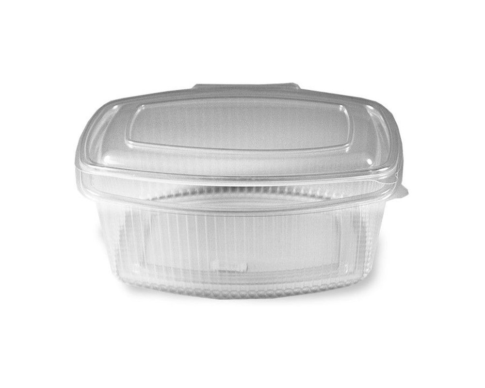 Feinkostbecher klar mit angehängtem Deckel 250 ml PP, 50 Stk.
