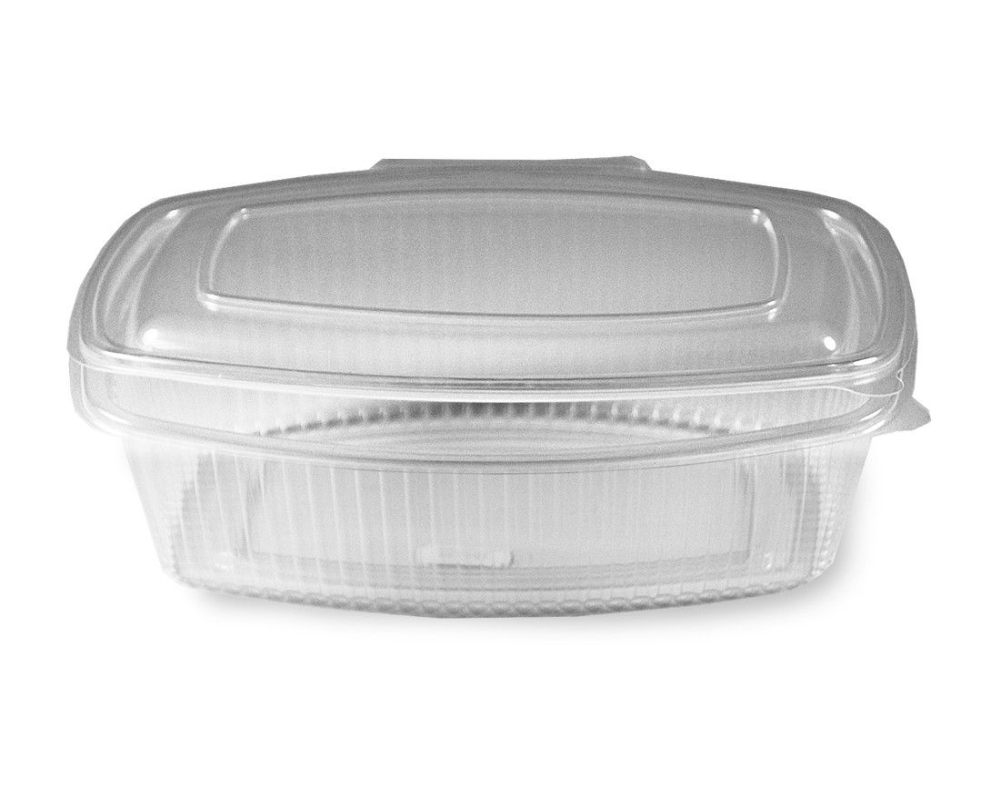 Feinkostbecher klar mit angehängtem Deckel 750 ml PP, 50 Stk.