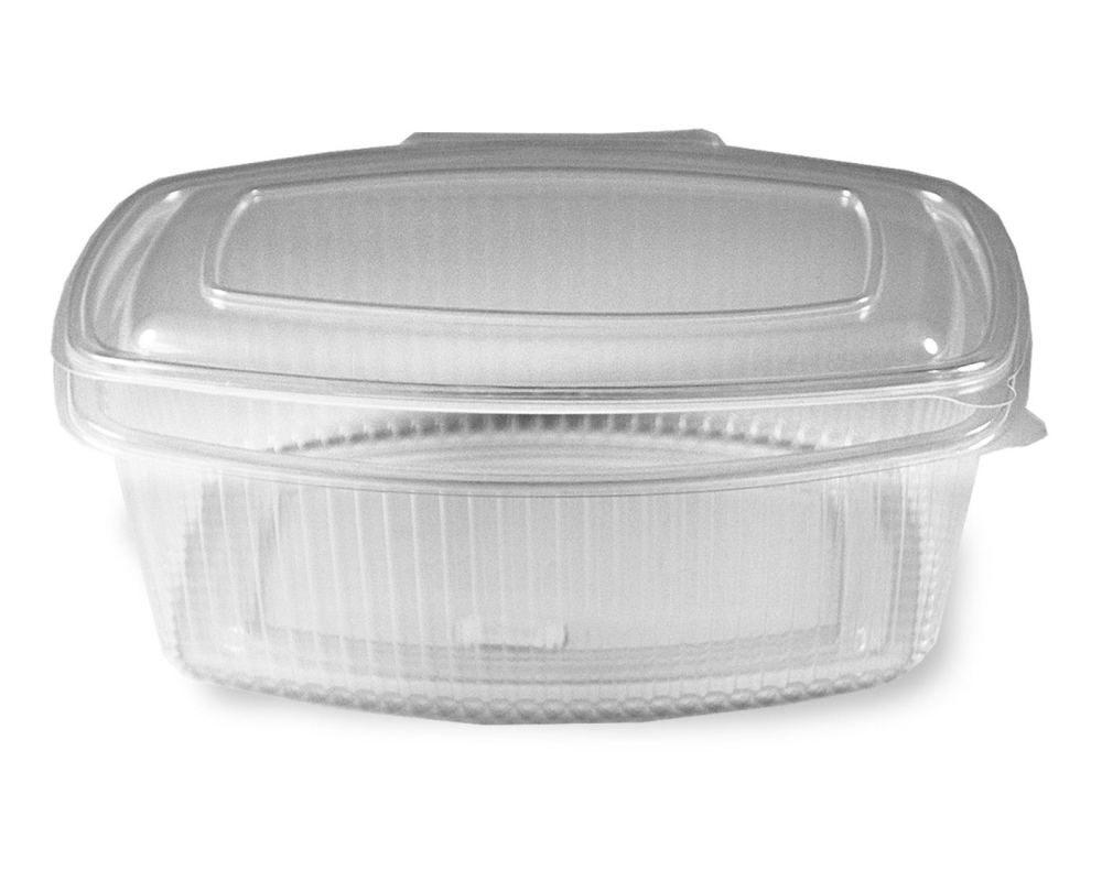 Feinkostbecher klar mit angehängtem Deckel 2000 ml PP, 25 Stk.