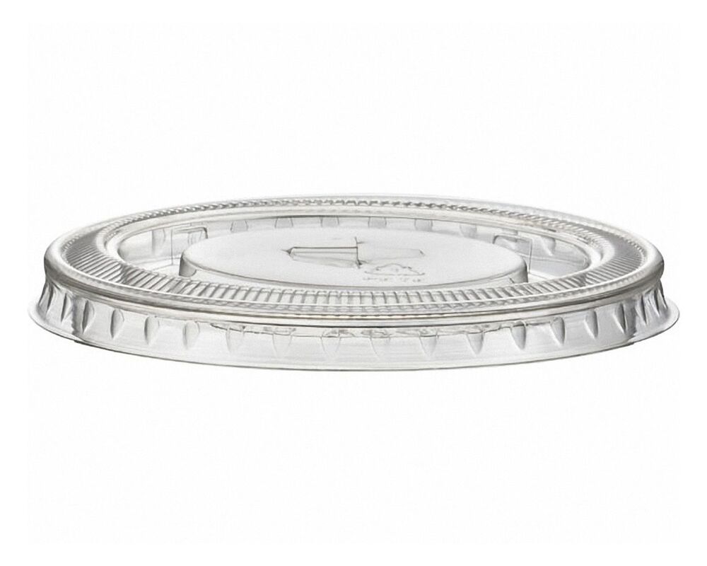 Deckel mit Kreuzschlitz für PET-Trinkbecher Smoothies- Dessertb. O78mm, 50 Stk.