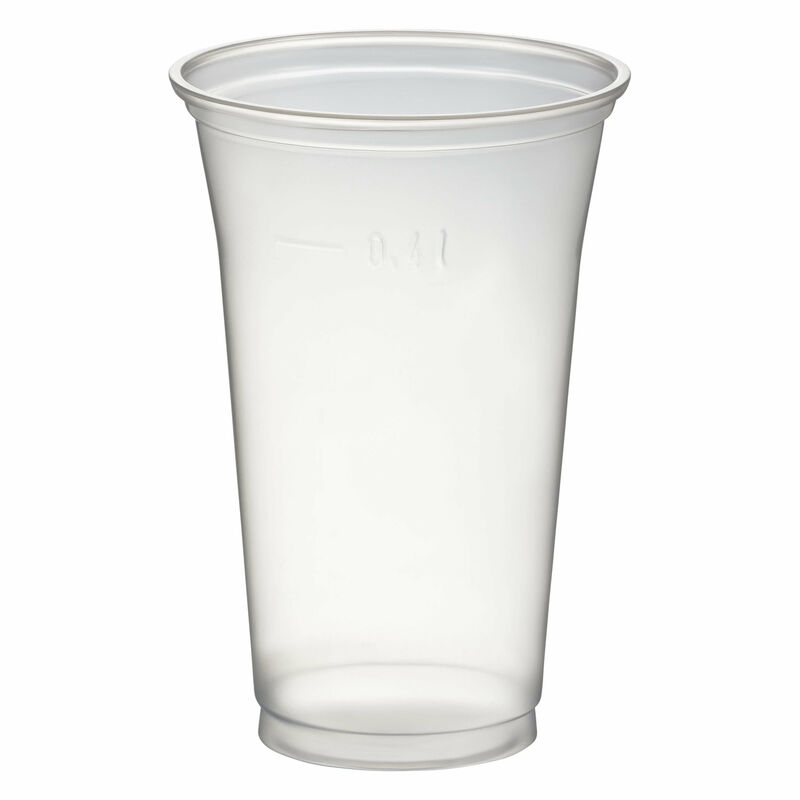 Trinkbecher Smoothiebecher Dessertbecher 400 ml, O 95mm, PET, glasklar, 50 Stk.