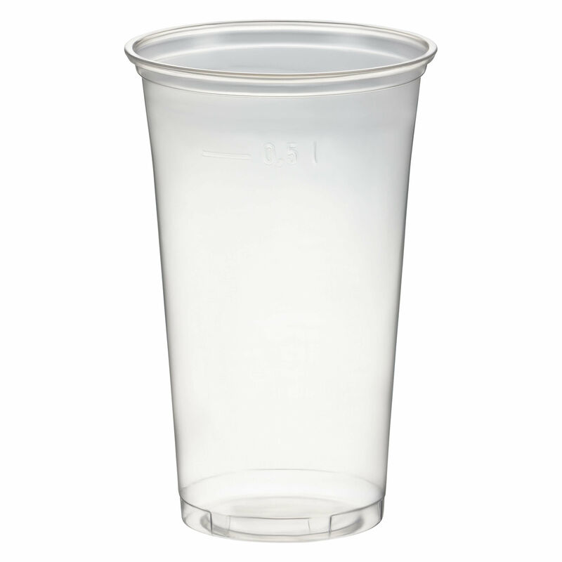 Trinkbecher Smoothiebecher Dessertbecher 500 ml, O 95mm, PET, glasklar, 50 Stk.