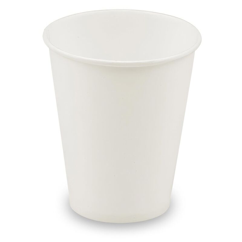 Automatenbecher Heißgetränke to go Pappbecher weiß, 150 ml, O 70 mm , 80 Stk.