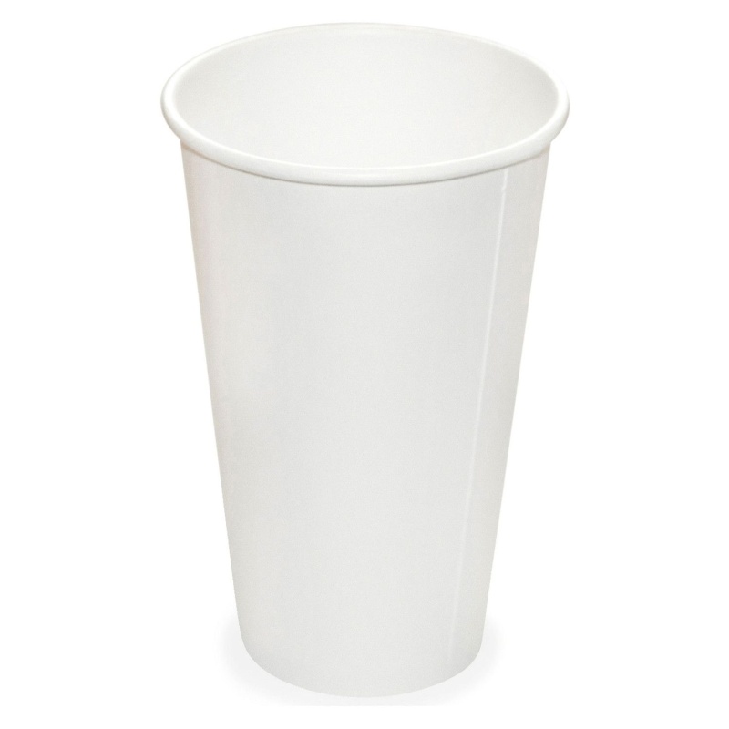 Heiß- und Kaltgetränkebecher Pappbecher weiß 400ml 510ml, O 90mm, 50 Stk.