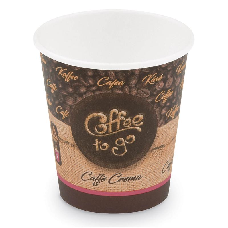 Kaffeebecher S 'Coffee To Go' Caffe Crema Americano Lungo 150ml 200ml 50 Stk.