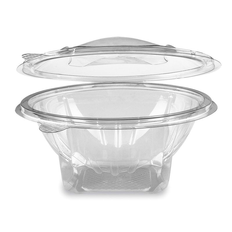 Rundbecher klar mit Deckel 750 ml (PET), 50 Stk.