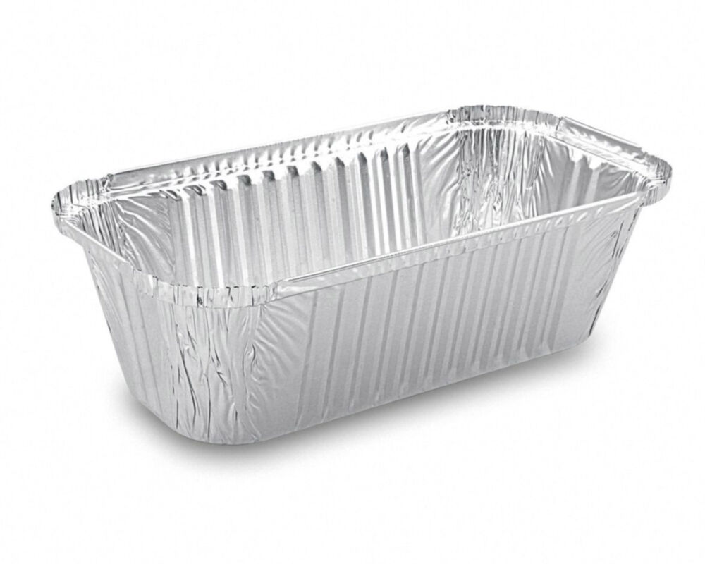 Alu-Servierschale Aluschale Menüschale Grillschale 1500ml 252x132x70mm, 100 Stk.
