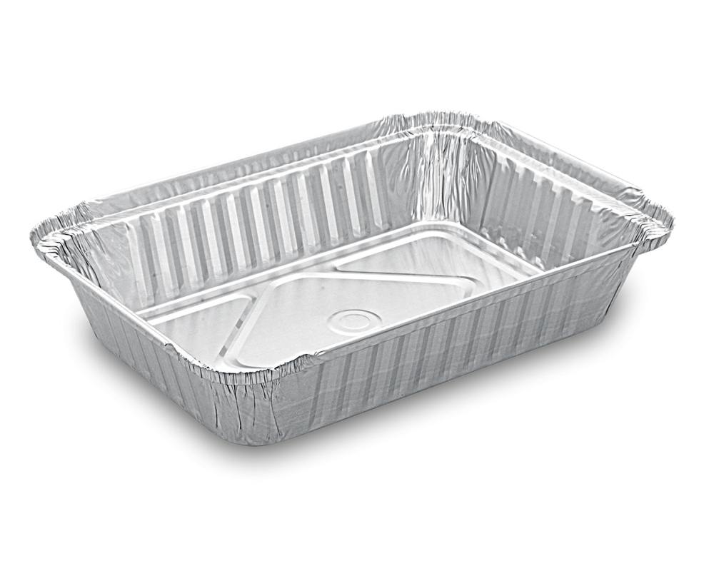 Menü-Schale ungeteilt ALU, 862ml, 22,2 x 15,8 x 3,8 cm, 100 Stk.