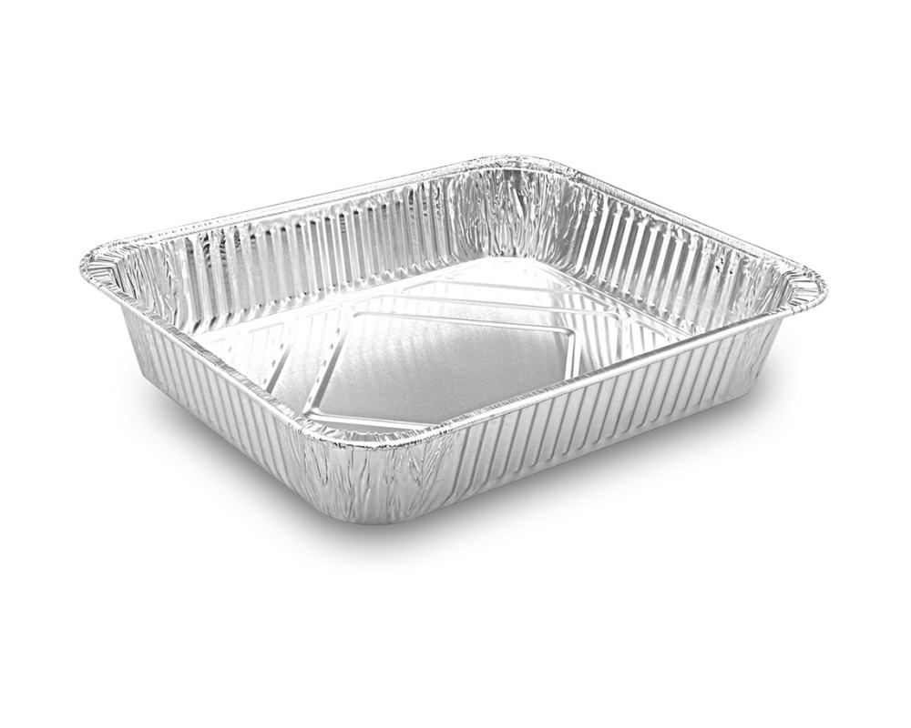 Aluschalen Backform Auflaufform Gastronorm 326x262x60mm 3610 ml Typ 1/2,  4 Stk.