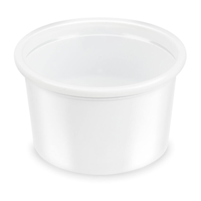 Dressingbecher Feinkostbecher weiß PP 30 ml mit O 46 mm 50 Stk.