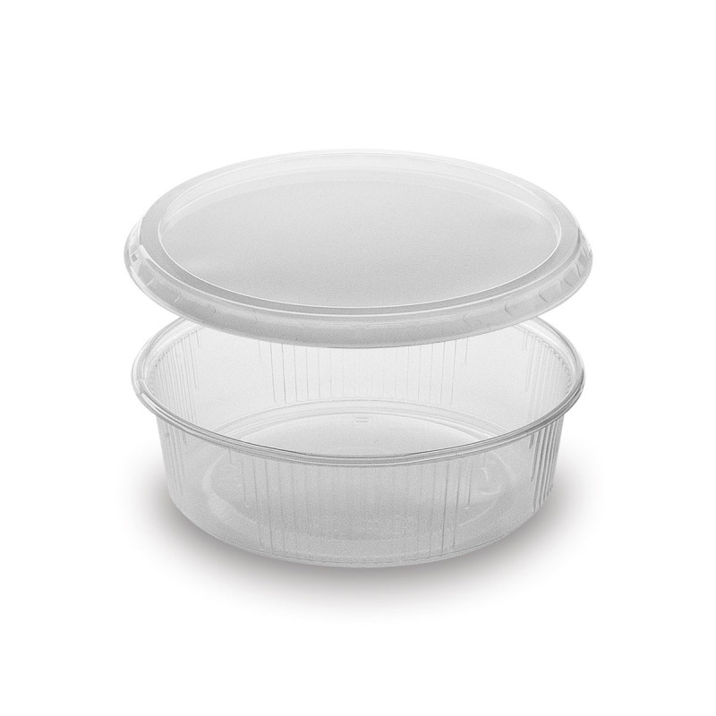 Rundbecher klar 125 ml mit Deckel PP mikrowellengeeignet, 250 Stk.