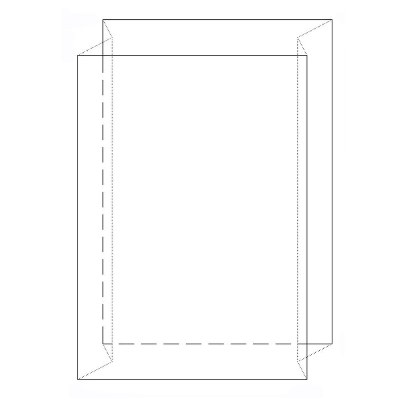 Seitenfaltensack  550x500x1300 mm, hoch transparent, 70my