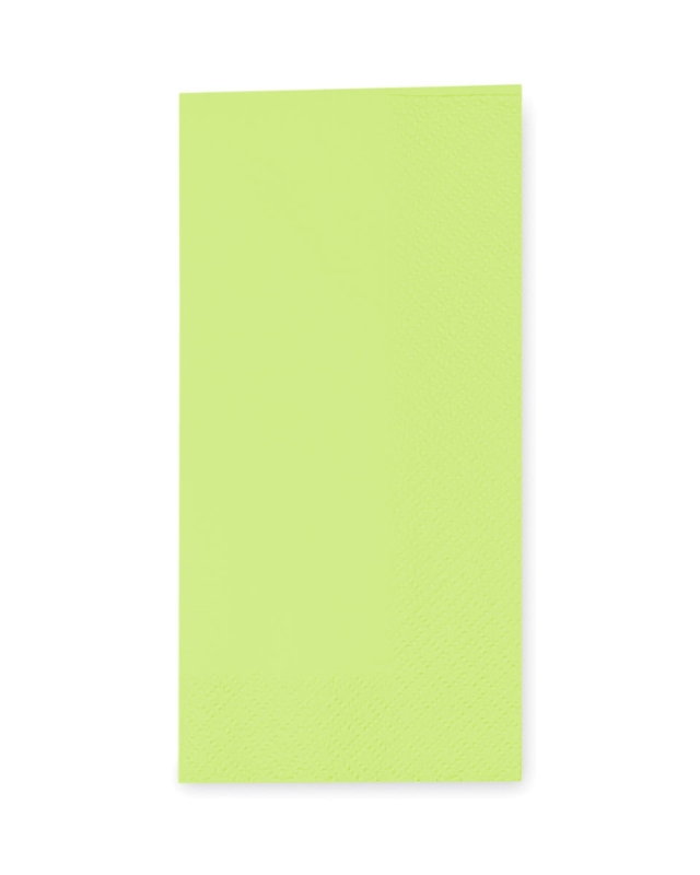 Servietten 33 x 33 cm 1/8 -Falz, 3-lagig gelbgrün, 250 Stk.