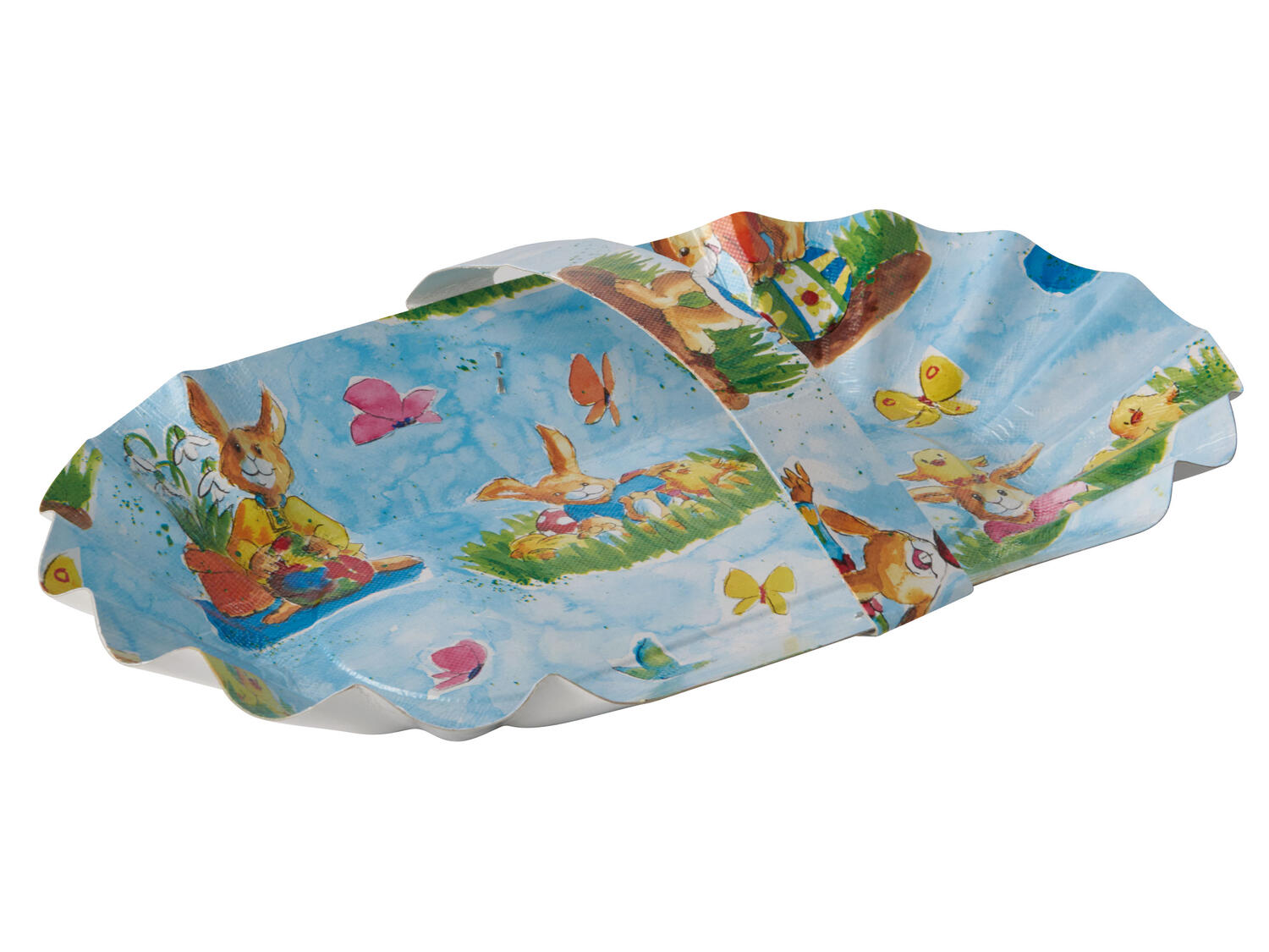 Osterschalen Osterk�rbchen oval mit Henkel 28 x 16 cm Ostern sortiert, 3 Stk.