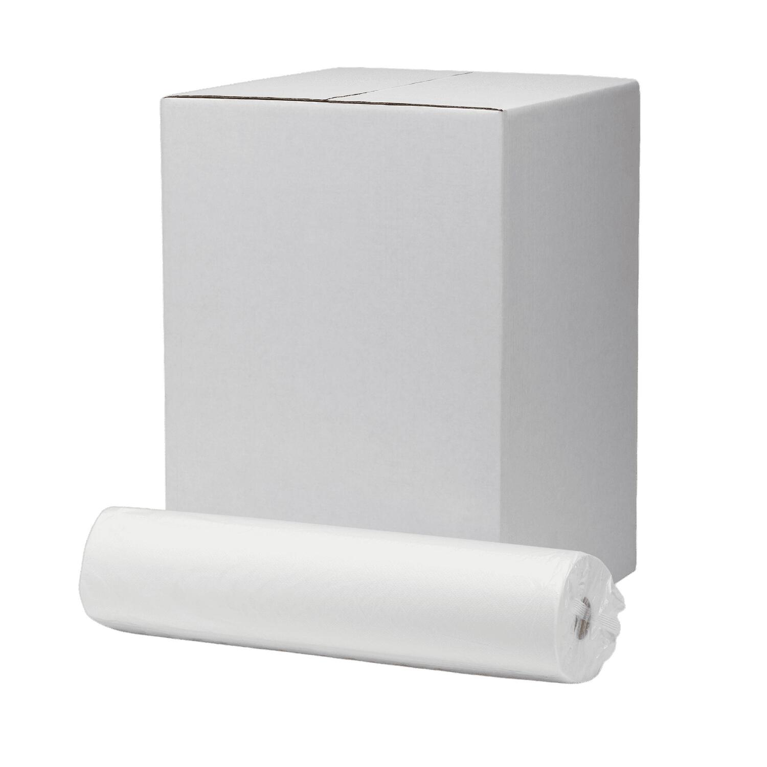 Celtex Liegenabdeckung 2-lagig Tissue wei� 59,5cmx38cm 265 Abrisse, 6 Rollen je 100m