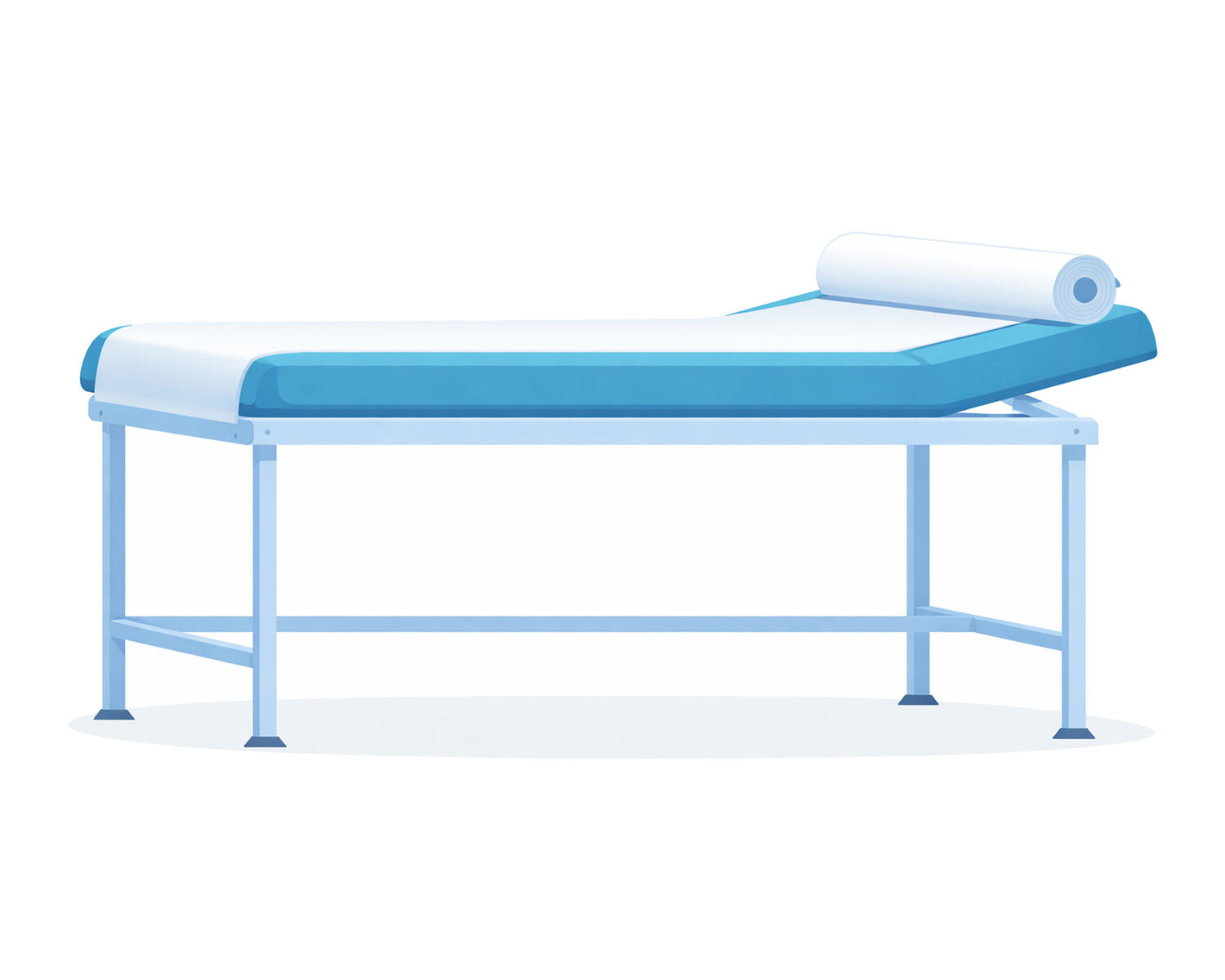 Celtex Liegenabdeckungen 2-lagig Papier mit PE-Beschichtung wei� 39x38cm 265 Abrisse, 6 Rollen je 100m