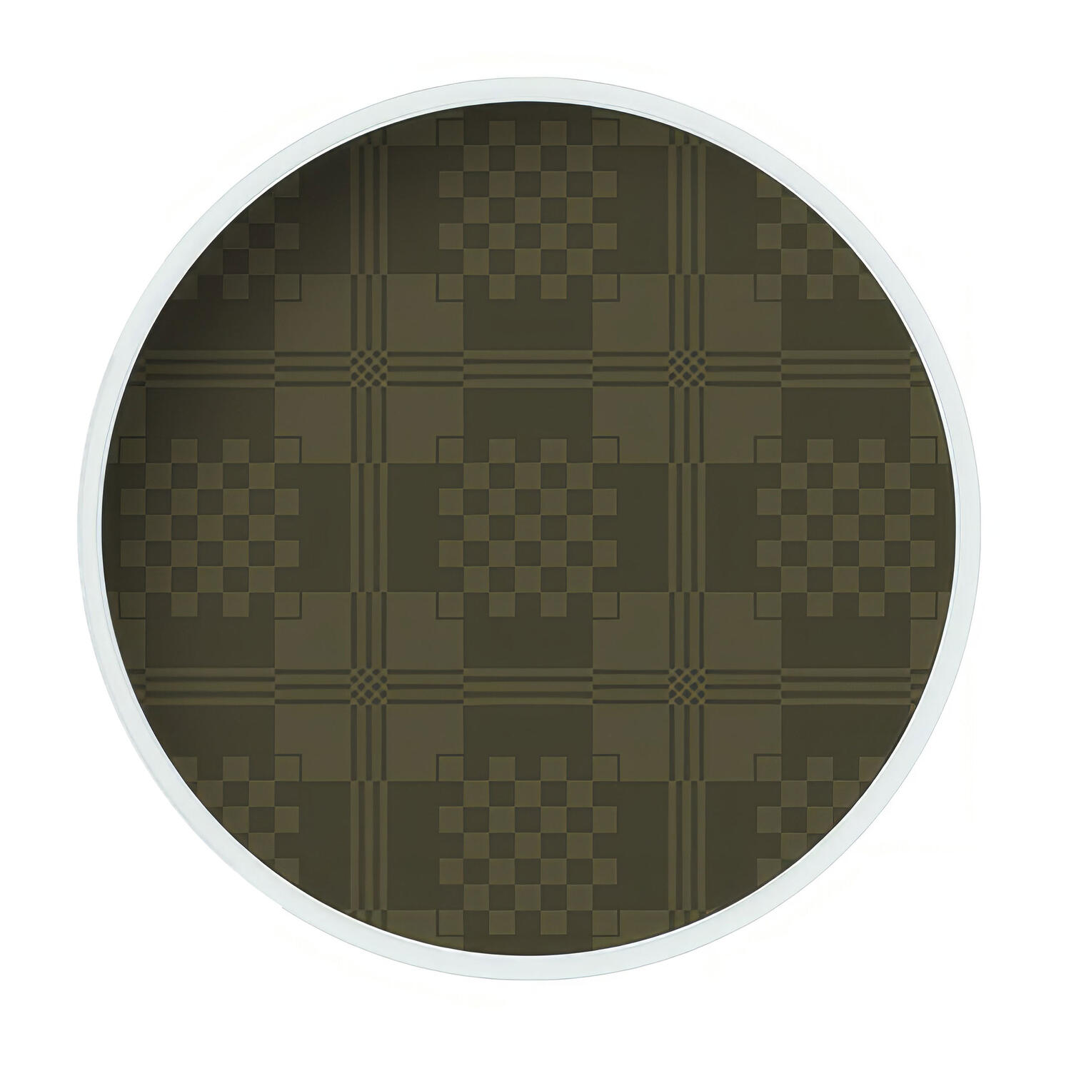 Damasttischdecke Tischtuch aus Papier, gerollt 1,20m x  8m, braun