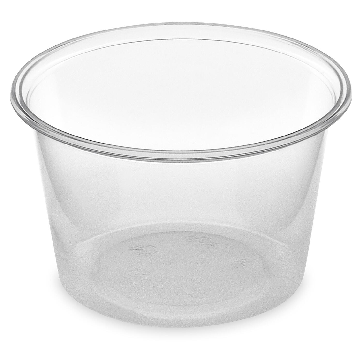 Dressingbecher Saucenbecher 100ml, transparent, aus PP, 50 Stk.