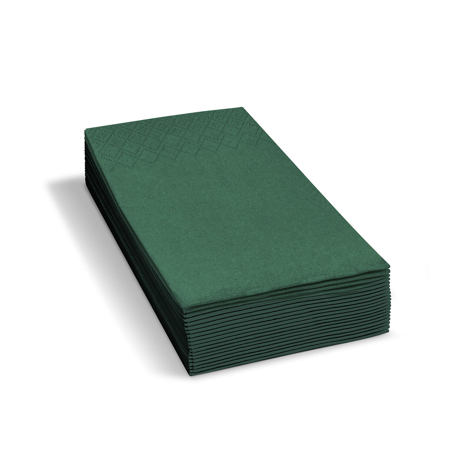 Servietten 33 x 33 cm 1/8 -Kopffalz, 2-lagig dunkelgrn, 250 Stk.