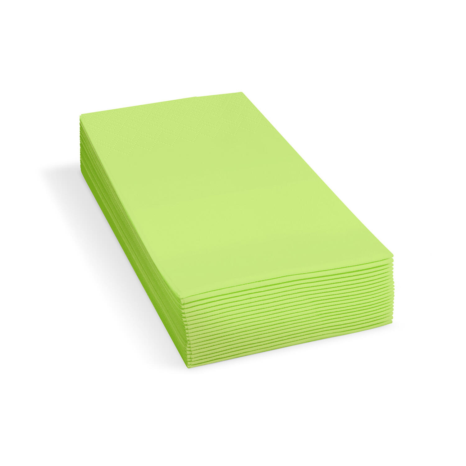 Servietten 33 x 33 cm 1/8 -Kopffalz, 2-lagig gelbgr�n, 250 Stk.