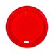 Domdeckel rot für Pappbecher COFFEE TO GO mit 80mm Ø, 100 Stk.