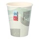 Heißgetränkebecher Pappbecher Wintermotiv Schneemann auf Ski 200ml, 50 Stk.